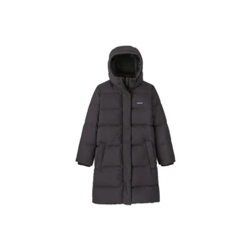 Patagonia Детский топ Silent Down Черный для малышей