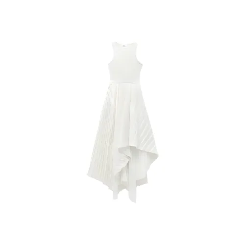 Alexander McQueen Сливочные Женские Платья без рукавов