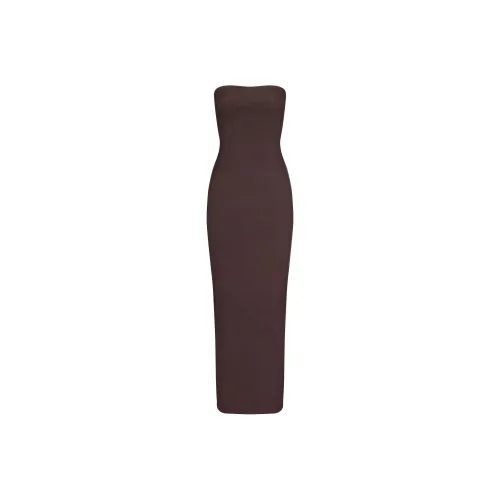 SKIMS Мягкий Lounge TUBE Платье Без рукавов Платье Женское Феникс PHOENIX