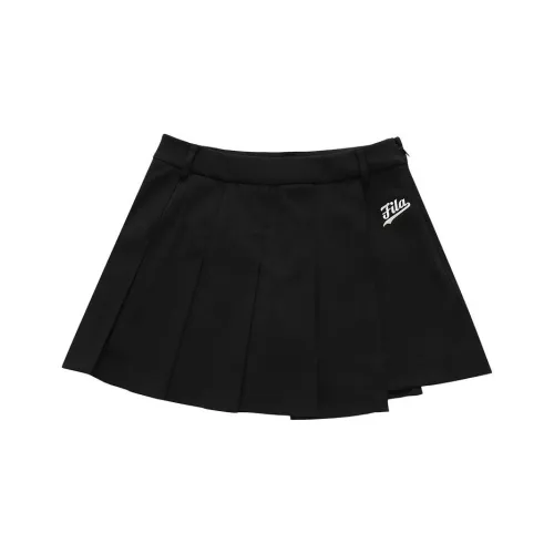 FILA FUSION SS24 Повседневная короткая юбка Женская Глубокий черный