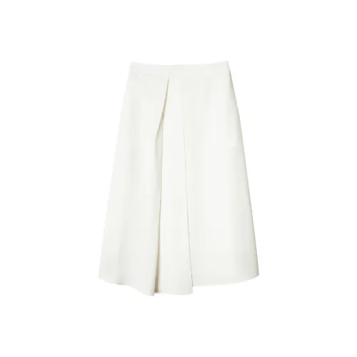 C+IMPRESS Элегантная белая женская повседневная длинная юбка