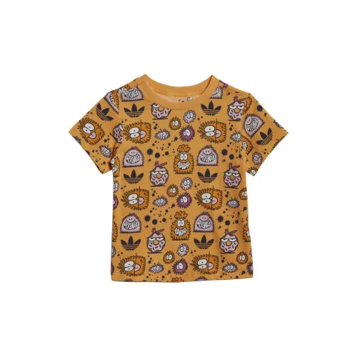 Adidas Originals T-Shirt Оранжевый Желтый для малышей и детей дошкольного возраста