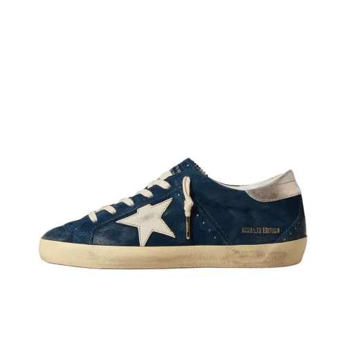 Golden Goose Супер Звезда Low Топ Скейтборд Кроссовки Женские Синий