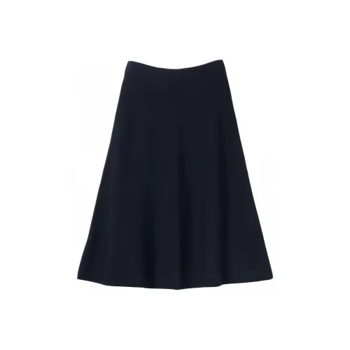 BEAMS Demi Luxe Casual Long Skirt Women's Marine