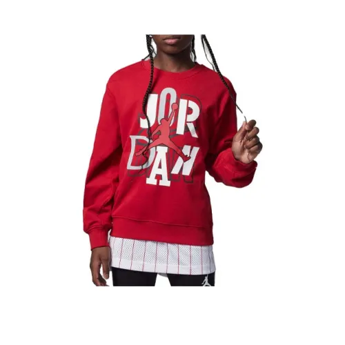 Джордан Свитшот Детский Фитнес Красный