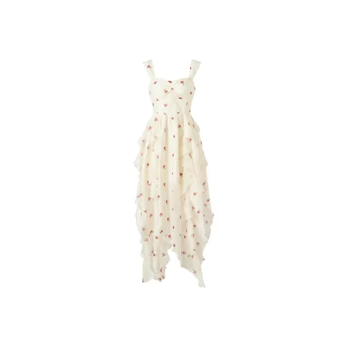 PLANE DRIFT Slip Платье Женское Белое