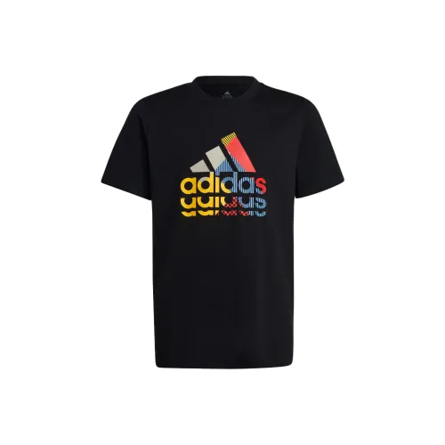 Adidas Черные Детские Футболки