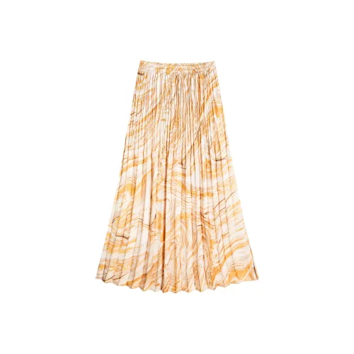 C+IMPRESS Arctic Twilight Женские Повседневные Длинные Юбки