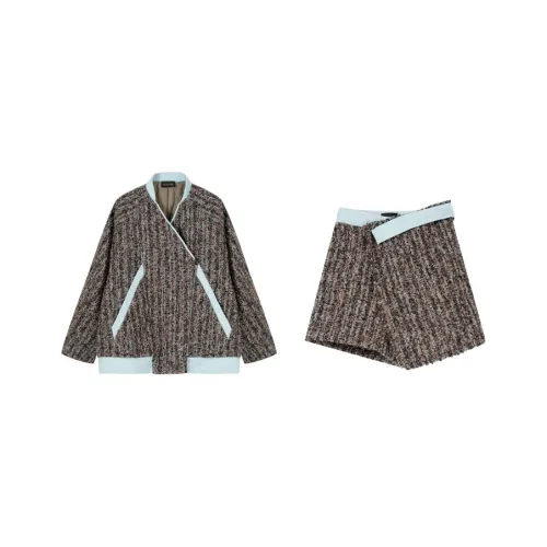 Maison Mai Повседневный костюм женский зеленый