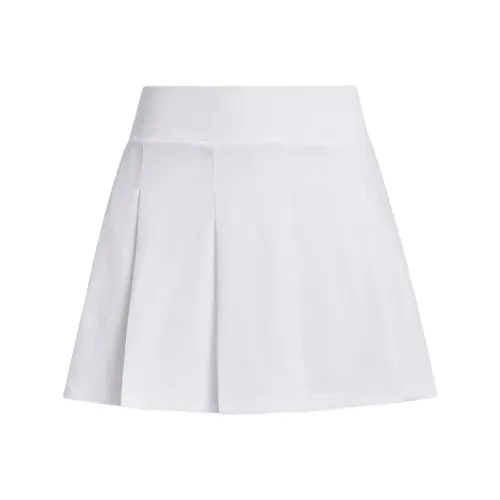 Adidas Ultimate365 Tour Плиссированные Шорты-юбка Повседневные Короткие Юбки Женские Белые
