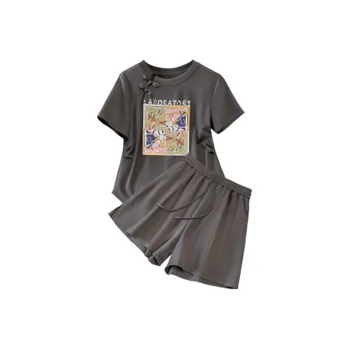 Cypress House Повседневный костюм женский темно-серый