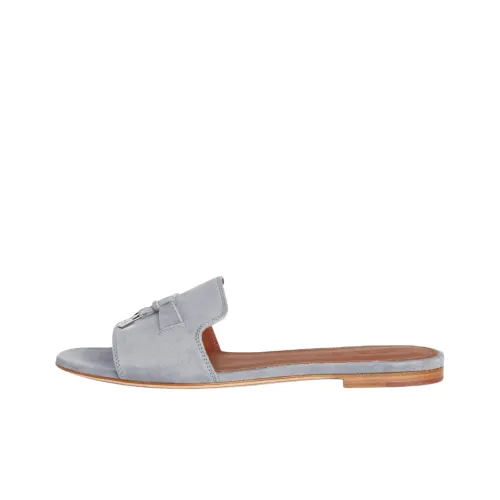 Loro Piana Слипоны Серые Женские