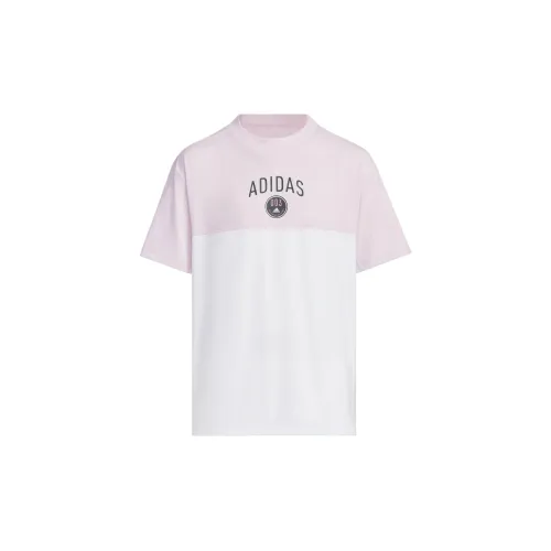 Adidas T-рубашка Sportswear Functional T-рубашка Белая Розовая Детская