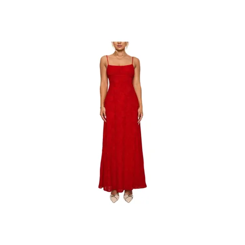 PRINCESS POLLY South OF Франция Maxi Dress Slip Платье Женские RED RED