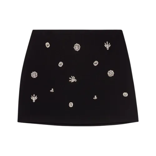 Maje Повседневные короткие юбки Женские Черный