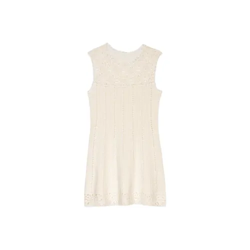 Maje Без рукавов Платье Женское Белое