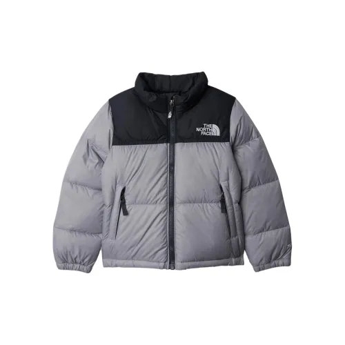 THE NORTH FACE Пуховик Серый Белый Детский