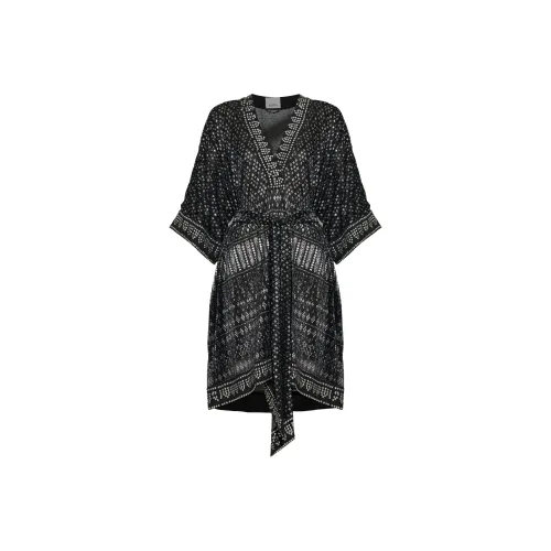 ISABEL MARANT Черное Женское Длинное Платье с Рукавами
