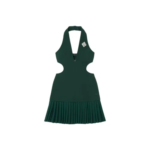 LACOSTE Collaboration SS25 Без рукавов Платье Женское Зеленое