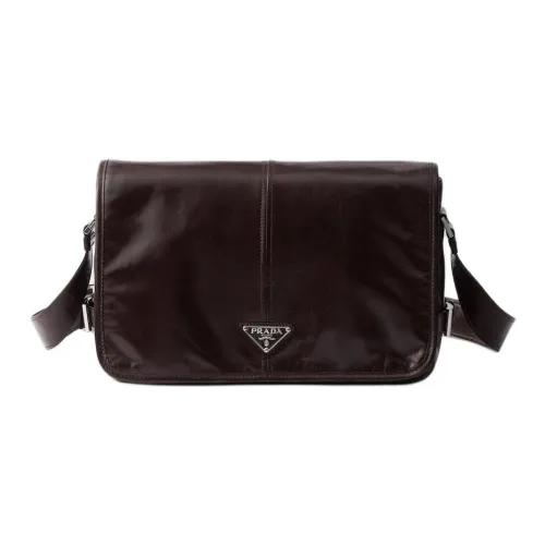 PRADA Телячья кожа Сумка через плечо Мужская Moroccan