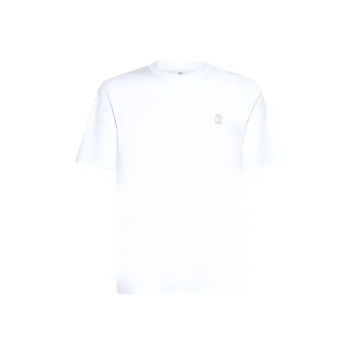 BRUNELLO CUCINELLI Белая Мужская Рубашка T