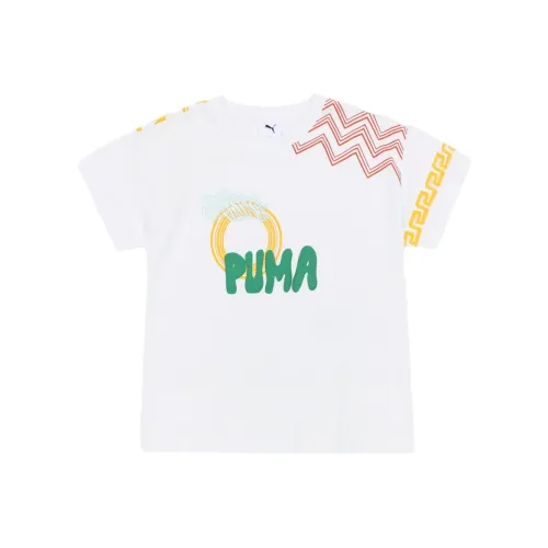 PUMA ACTIVE Белые Детские Футболки