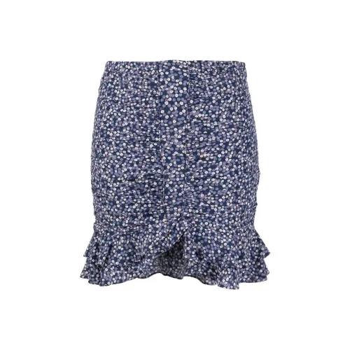 ISABEL MARANT Синие Женские Повседневные Короткие Юбки