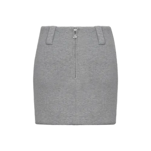 Ann Andelman Повседневные короткие юбки Женские Серый
