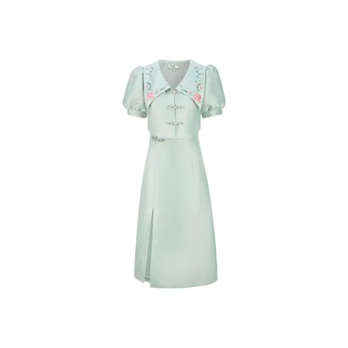 AIVEI Комплект с юбкой Женские Набор Аква Зеленый