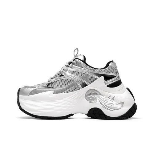 BASLS Высота Увеличение Дышащий Низкий Топ 8 см Толстая Подошва Унисекс