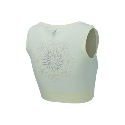 LINING Циановый Женские Спортивные майки без рукавов