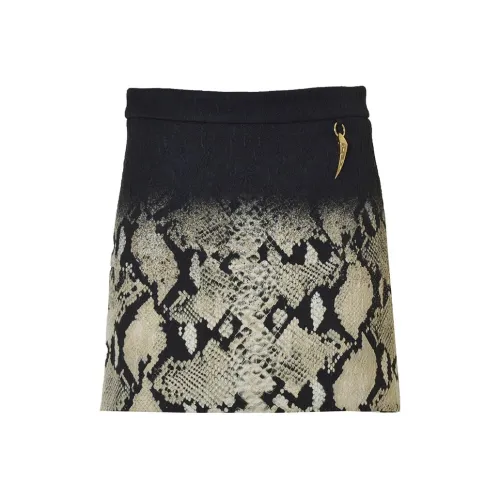 ROBERTO CAVALLI Многоцветные Женские Повседневные Короткие Юбки