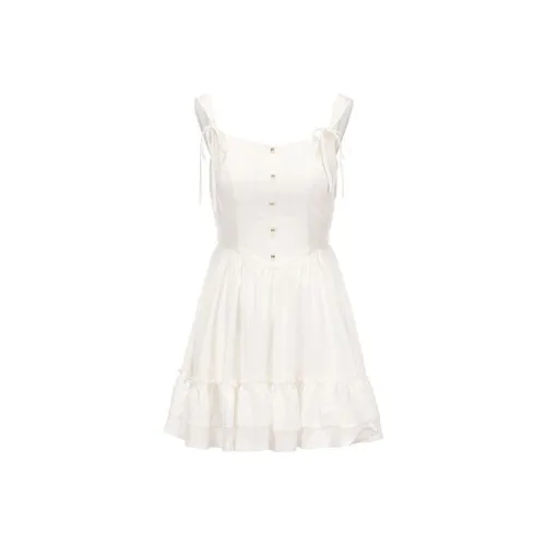 TIBINB Белый Женские Слиплатья