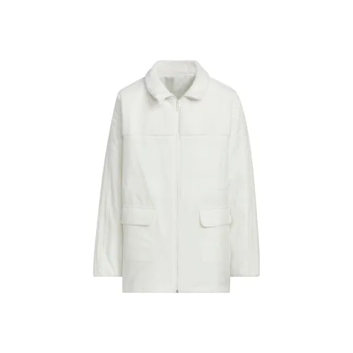 Adidas Нефритовый белый Kids Утеплённые куртки