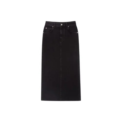 Maje SS23 Повседневный Длинный Юбка Женские Черный
