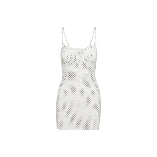 ARITZIA Sunday Best CHILL Rolo Платье Slip Платье Женское Черный Белый Черный Белый