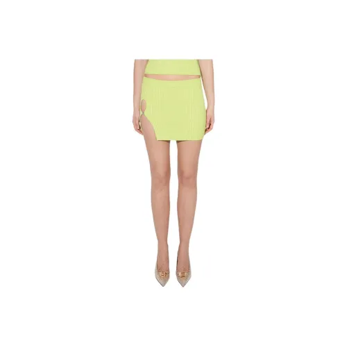 Misbhv SS24 Повседневные короткие юбки Женские Зеленый