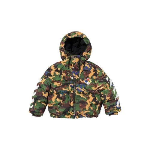 OFF Белый FW21 Камуфляж Kids Утеплённые куртки