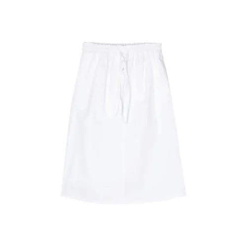 JIL SANDER SS24 Повседневный Длинный Юбка Женская Белая