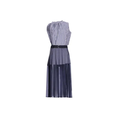 sacai Blue Женские Платья без рукавов