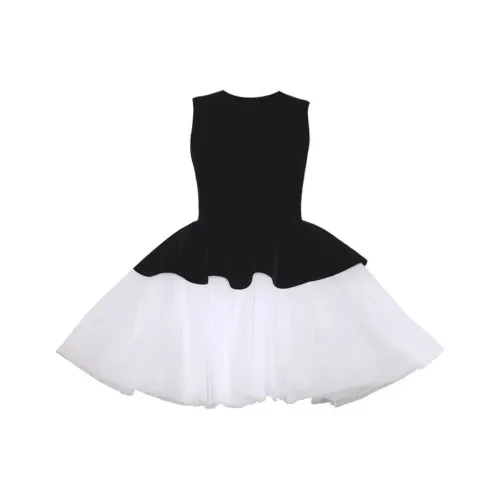 PLAY BUSH Без рукавов Платье Женское Черное