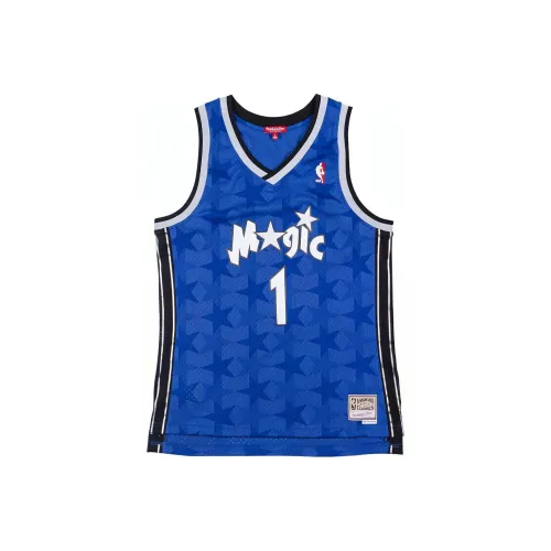 MITCHELL NESS Баскетбольная Джерси Женская Синяя