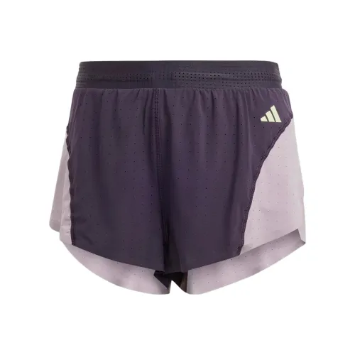 Adidas Adizero Бег Split Shorts Спортивные шорты Женские Темно-фиолетовый