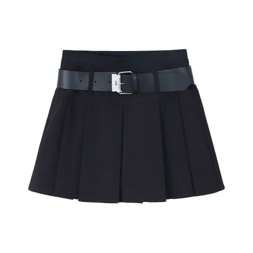 Pit Повседневные короткие юбки Женские Черный