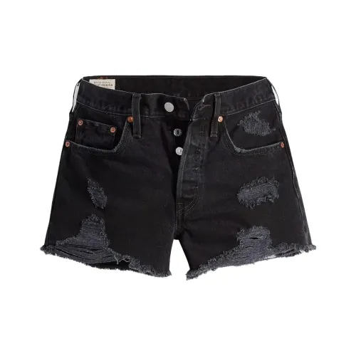 Levi's Джинсовые шорты Женские Черные