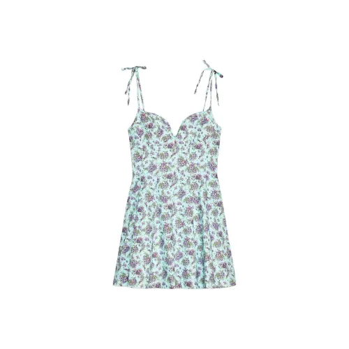 ZARA Бирюзовый Женские Слиплатья