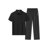 Комплект (черный топ+черные брюки)