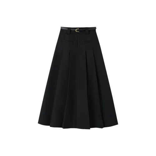 OUNIXUE Женские Повседневные Длинные Юбки