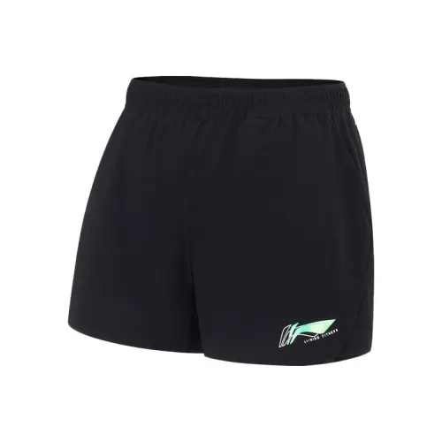 LINING Fitness Series Черные Женские Спортивные Шорты