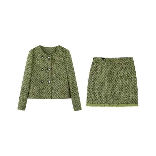 Dme Зеленый Женские Комплекты с юбкой